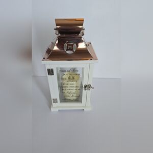 New Lantern With Candle Funeral Visitation Memorial Gift Sympathy